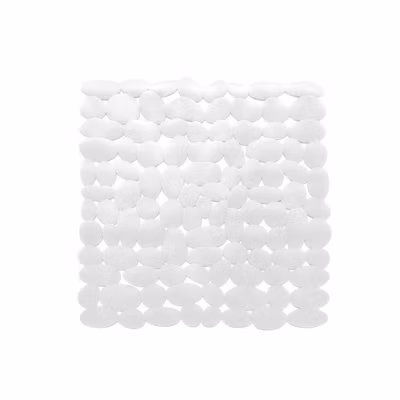 Tapis Fond de douche PVC MARATHON 54x54cm Blanc Spirella
