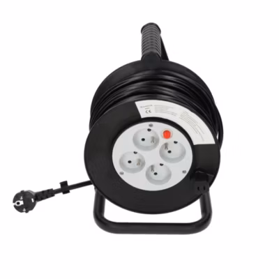 Enrouleur électrique 25m H05VV-F 3G 1,5mm2 – HANGER – 600002