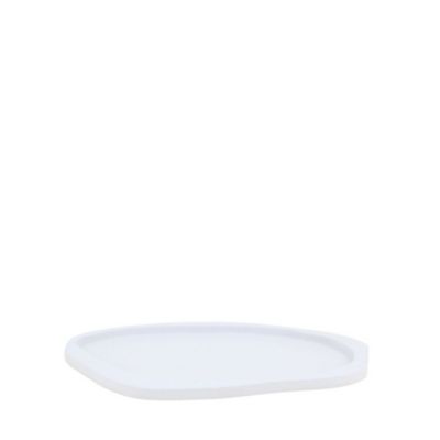 Plateau organique blanc 29x23cm