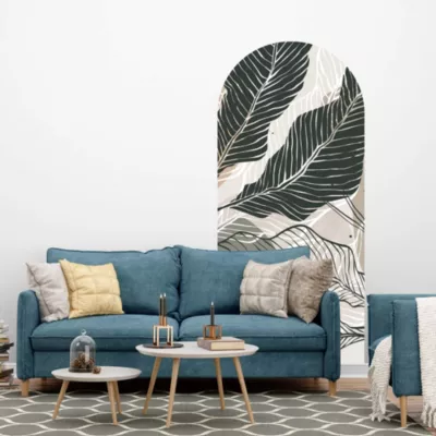 Sticker arche feuillage 175x80cm
