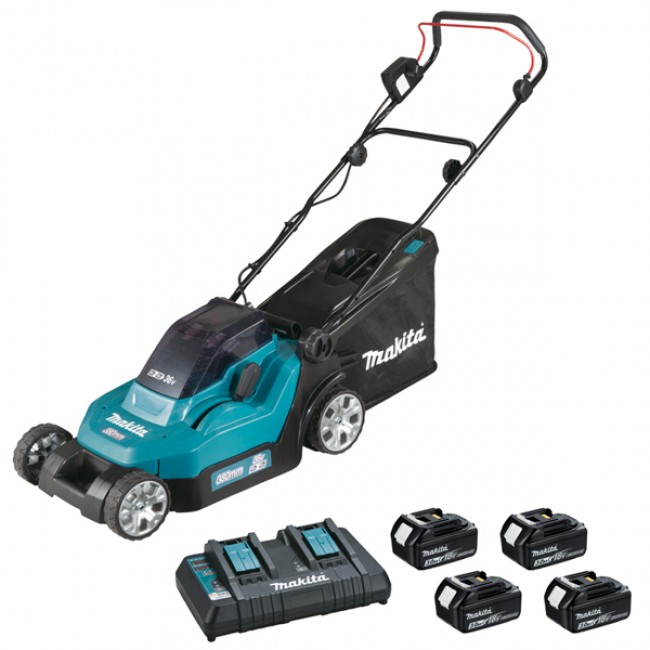 Tondeuse électrique – avec batteries 2x18V – DLM382PF4 MAKITA