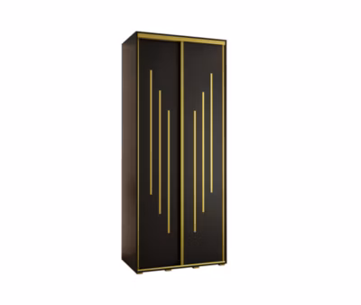 Armoire Davos 8 a portes coulissantes H. 235,2 x L. 110 x P. 60 2 portes