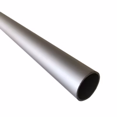 Tube penderie rond alu, lg 1000mm (25mm x 1.5mm, Anodisé Argent)