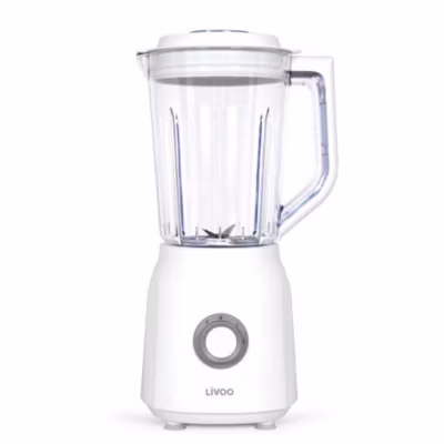 Blender mixeur blanc 1.5L 600W