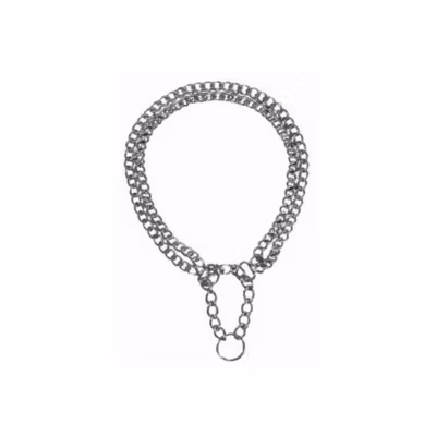 Collier d&rsquo;arrêt, L-XL 55 cm/2,5 mm 2 rang  pour chien