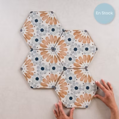 Carrelage Imitation Carreaux de Ciment BOHEMIA 21×25 Hanna – Les Carreaux de Jean