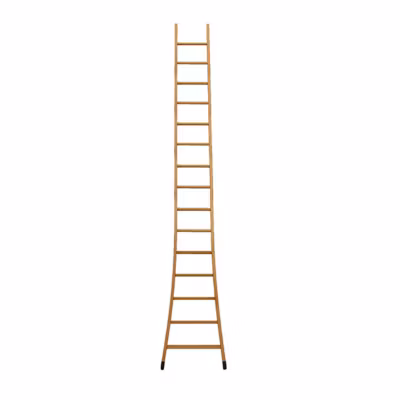 Echelle bois base évasée 13 barreaux – Hauteur à atteindre 3.29m – BSMEN-E-350