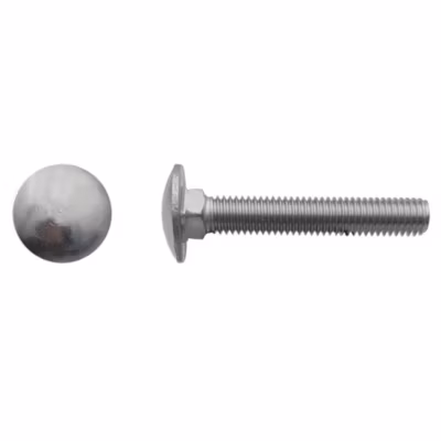 25 Vis Tête Ronde Collet Carré TRCC 12 x 80 mm – DIN 603 – Inox A2 – D-Work