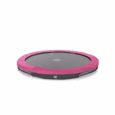 Trampoline enterré EXIT Silhouette sports D244cm rose