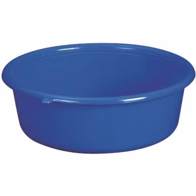 ALUMINIUM ET PLASTIQUE – Cuvette ronde 21x6cm 1.5l Bleu
