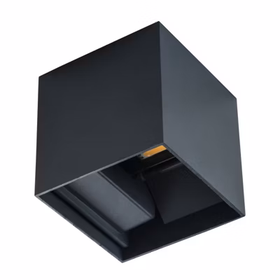 Luminaire façade LED 7W IP54 Graphite Carré 100x100mm