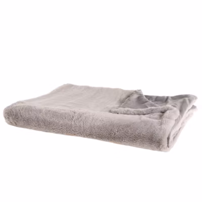 Couverture CHAAB 150 x 200 cm Gris clair