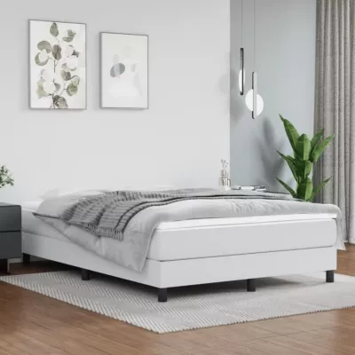 347783 vidaXL Matelas de lit à ressorts ensachés Blanc 140x190x20 cm