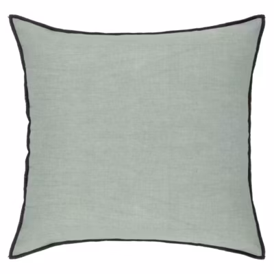 Coussin Linah – coton – vert céladon – 45×45 cm – Atmosphera
