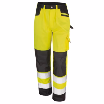 Result Safeguard – Pantalon cargo haute visibilité – Adulte unisexe