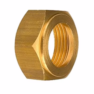 Ecrou à collet battu 15/21 – 14 laiton – GARIS – D02007B