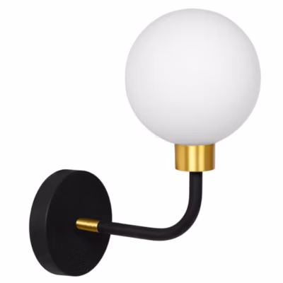 APPLIQUE MURALE APP1301-1W BLACK GOLD