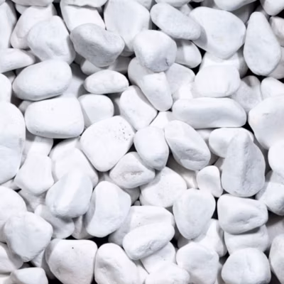 Galet Blanc Pur 40-60 mm – Lot de 40 sacs de 20 kg (8 m²) – RO&rsquo;MA NATURE