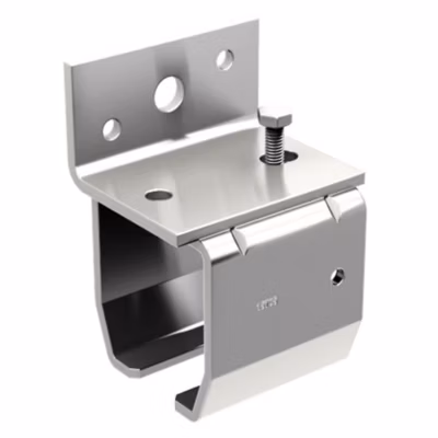 Support équerre enveloppant en INOX 304L pour fixation murale des rails SLID&rsquo;UP SU2052 et SU2053 – 60 kg