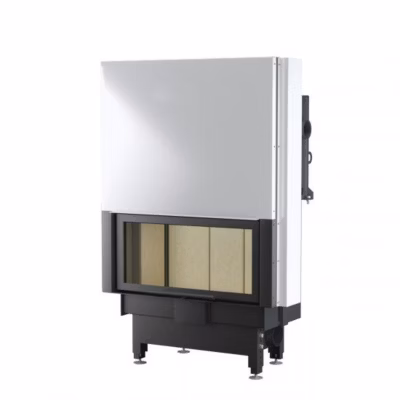 INSERT CHEMINÉE PORTE GUILLOTINE NEMO 6 chauffage central 18/7 kW