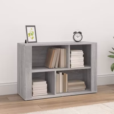 819482 vidaXL Buffet Sonoma gris 80x30x54 cm Bois d&rsquo;ingénierie