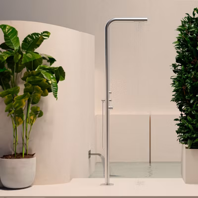 Douche Dexterieur En Acier Inoxydable 316l Sined Budoni Inox