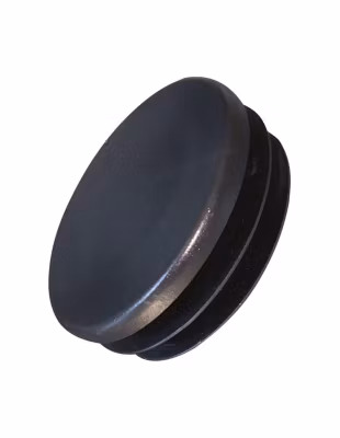 Bouchon rond pour tube Diamètre Extèrieur 50 Intérieur 37-41 nylon noir – 1 pièce