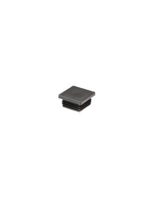 Bouchon carré 60X60 épaisseur tole du tube 1.5 à 3.5 Polyethylène noir – 1 pièce