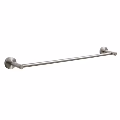 BALNEO – barre porte-serviettes en acier inox argenté INOX – porte-serviettes 60 cm QUBE inoxydable – barre de salle de bain