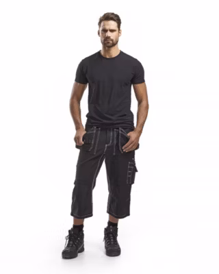 Blaklader Pantacourt artisan renforcé Noir – réf. 154013709900, poches outils et renforts CORDURA