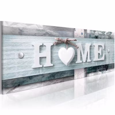 Tableau Vintage Turquoise Arrangement 135×45 cm
