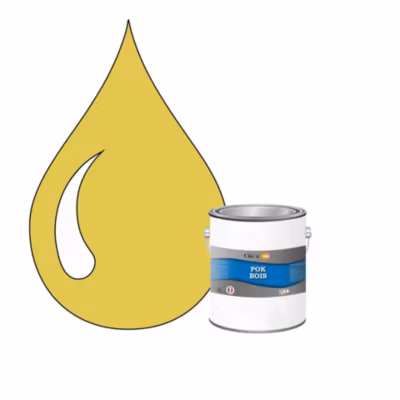 Peinture extérieure bois – Résistante aux intempéries POK BOIS – 1L – RAL 1014 – Ivoire – Clic & Pok