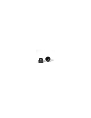Cache Ecrou ou cache tête vis Tête hexagonale TH M45 Polyethylène noir Sur plat 70 – 1 pièce