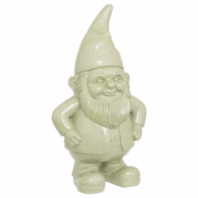 Statue nain de jardin déco extérieur Anao H.42cm résine assorti- Vert- Atmosphera