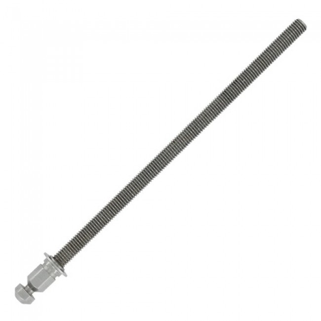 10 gâches inox rallongées pour arrêt de volet Stopbox longueur 300 mm BURGAUD