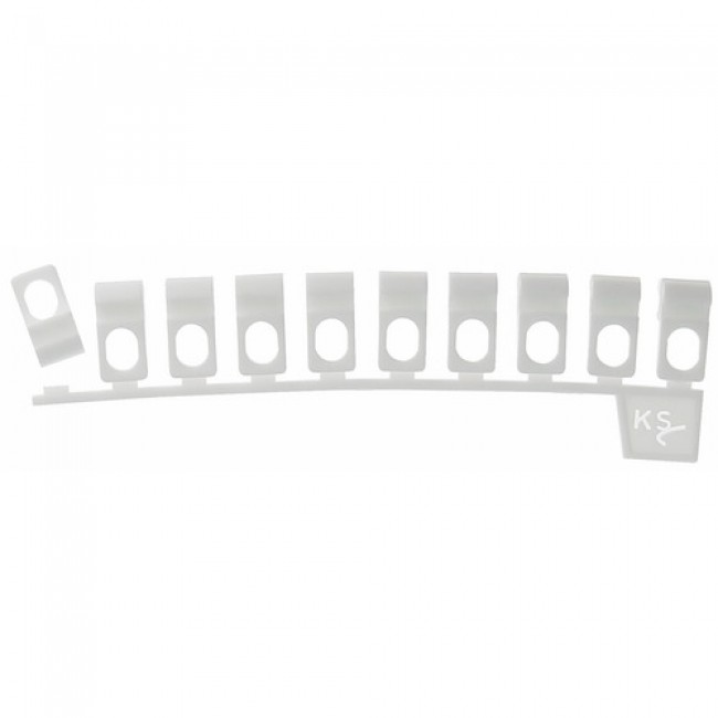 Glisseur asymétrique pour tringle Klick System Boulet