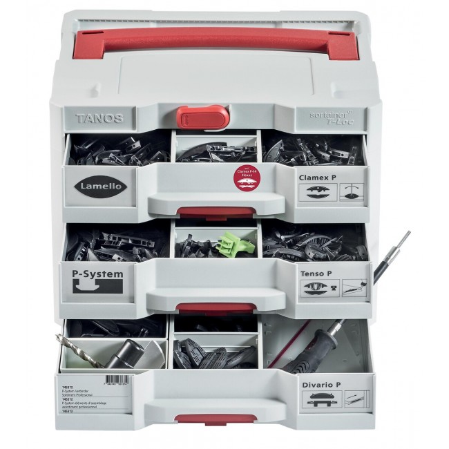 Kit d'assortiment d'éléments d'assemblage P-System LAMELLO