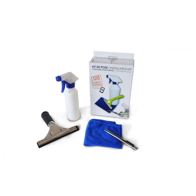 Kit de pose pour film dépoli brise-vue pour vitre NORDLINGER