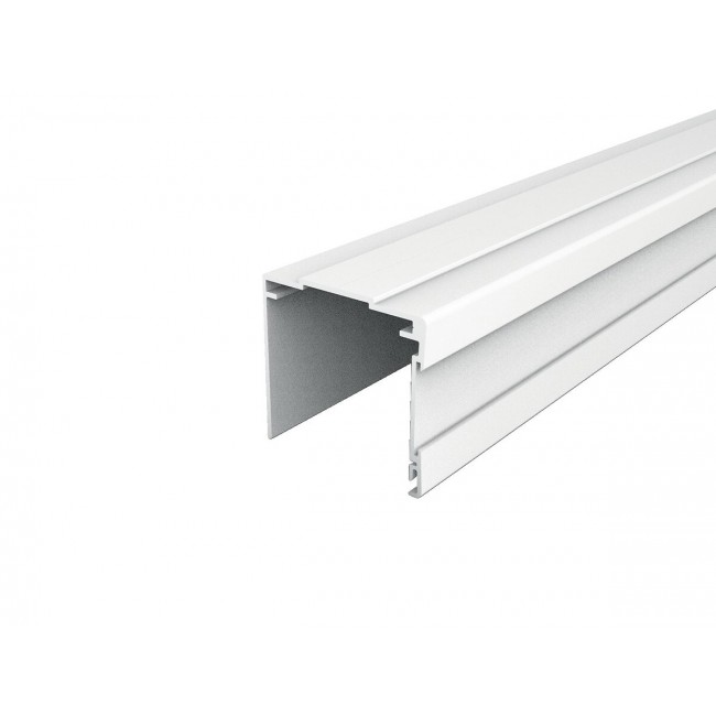 Profil mono-rail haut pour porte de placard coulissante – Long 2,55 m SEED