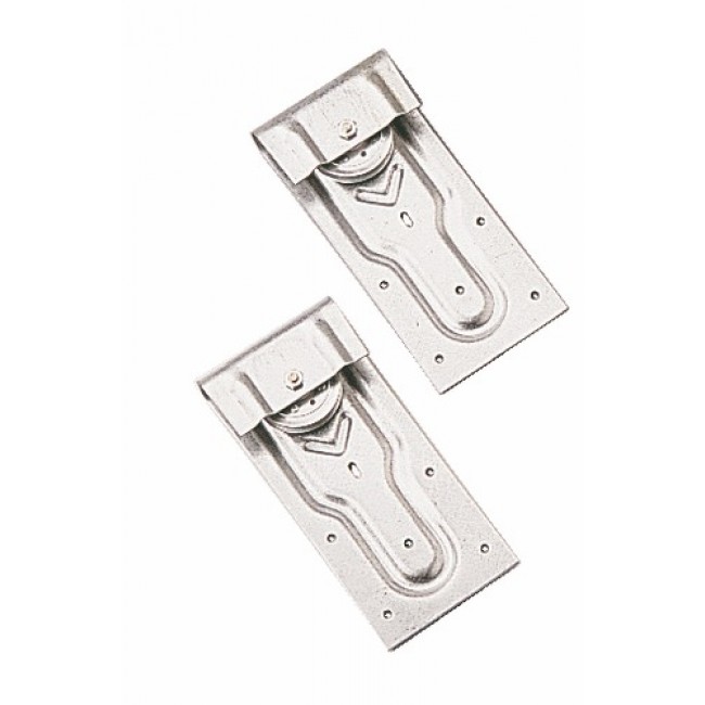 Montures à galet – pour rail fer plat – porte coulissante – ROC 2A MANTION