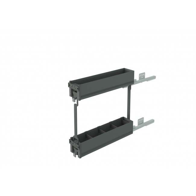 Panier extractible bouteilles épices – meuble bas – 2 niveaux – 7104 K INOXA