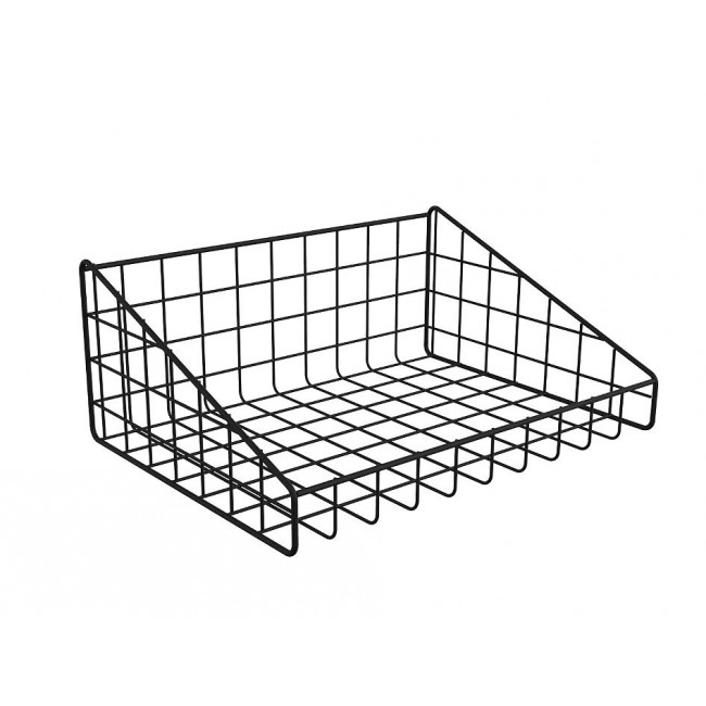 Panier grille noire – maille 40 mm – pour système d'agencement RAP BOHNACKER