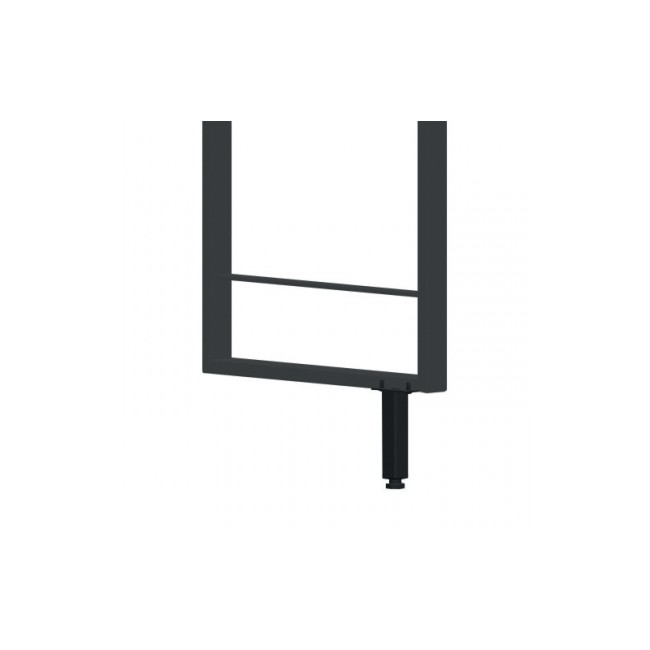 Pied réglable pour étagères YouK – en acier noir KESSEBÖHMER