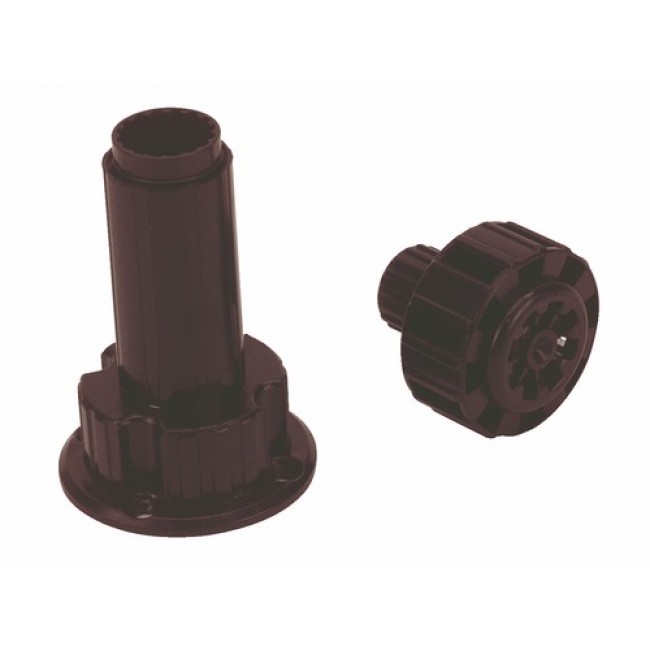 Pied réglable de meuble en ABS avec embase fixe 446 CAMAR