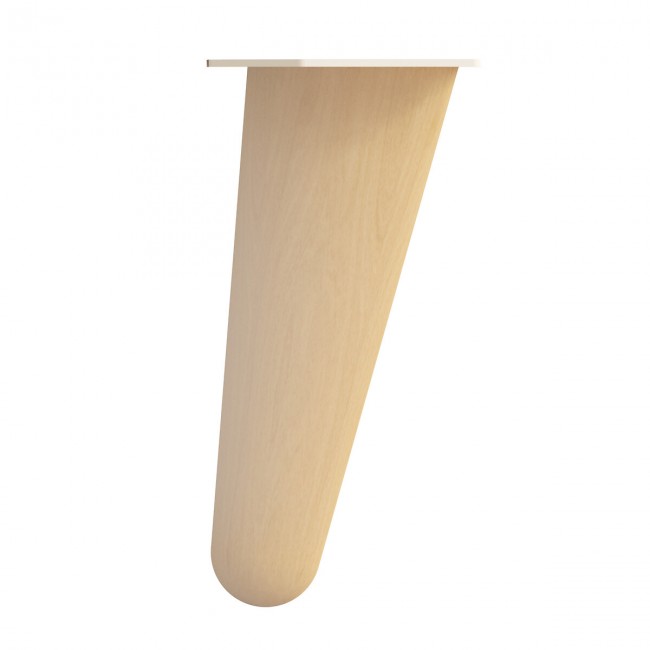 Pied en bois incliné pour table basse style scandinave Interges