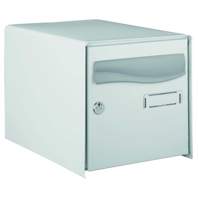 Boîte aux lettres – 1 porte – Gris 7035 – Rbox-Lys DECAYEUX