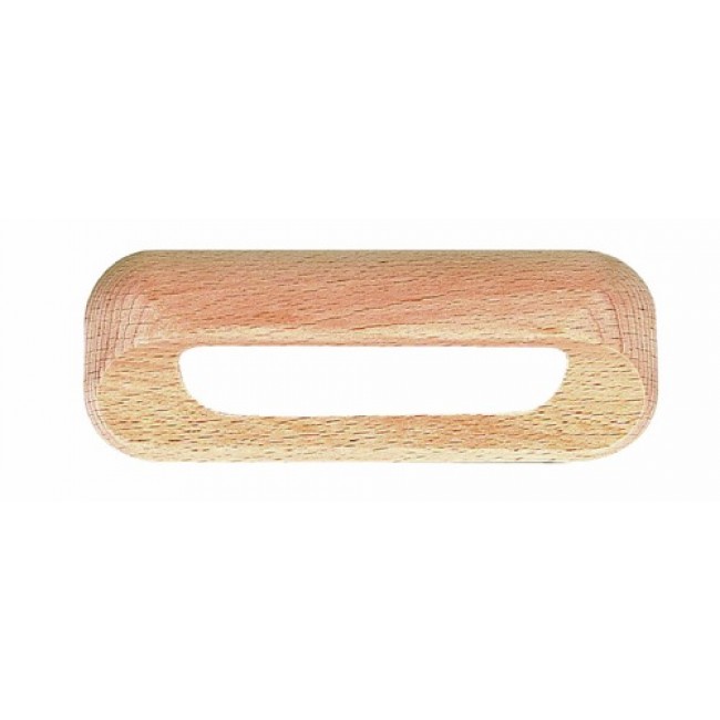 Poignée de meuble évidée – bois de hêtre CADAP
