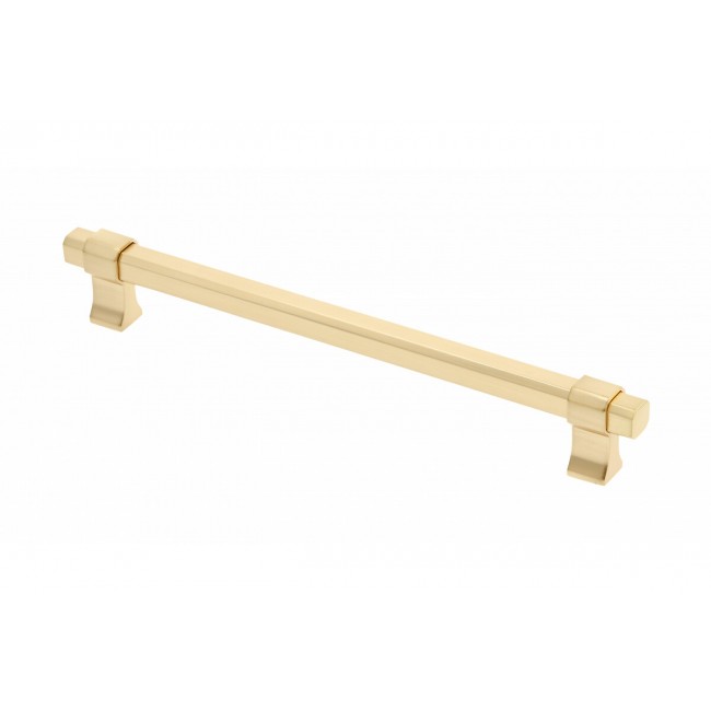 Poignées de meuble Imperial en doré – entraxe 192 mm – longueur 226 mm SYNERCIA