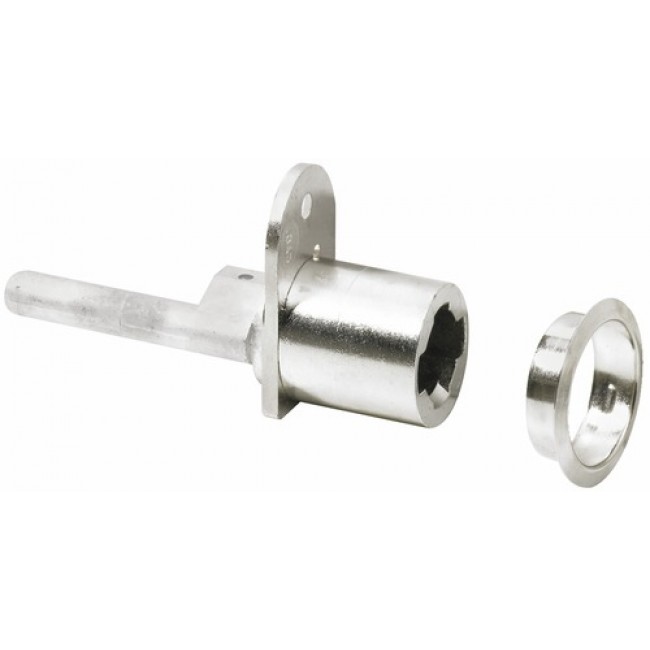 Serrure de meuble à levier avec rosette pour cylindre Z23 HETTICH