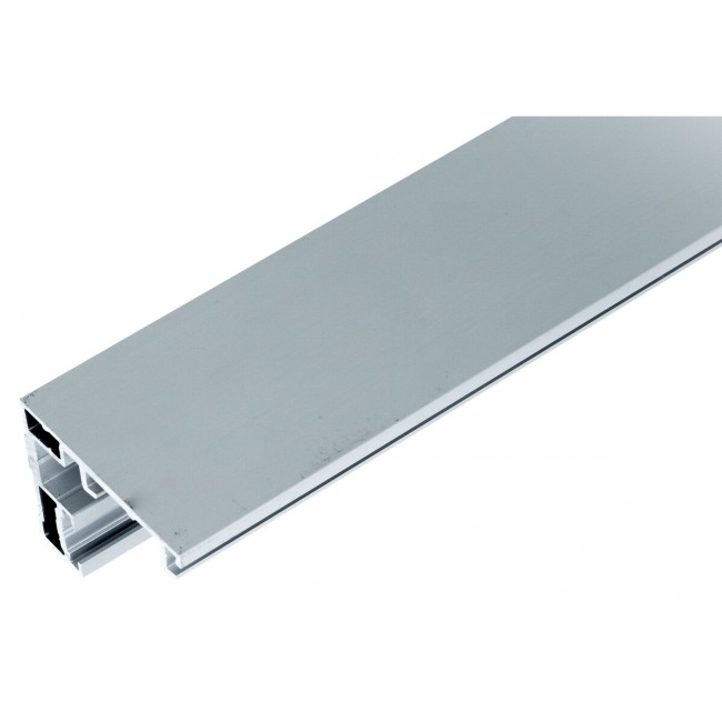 Profil de support pour fixation murale pour rail Xperta bois ARGENTA
